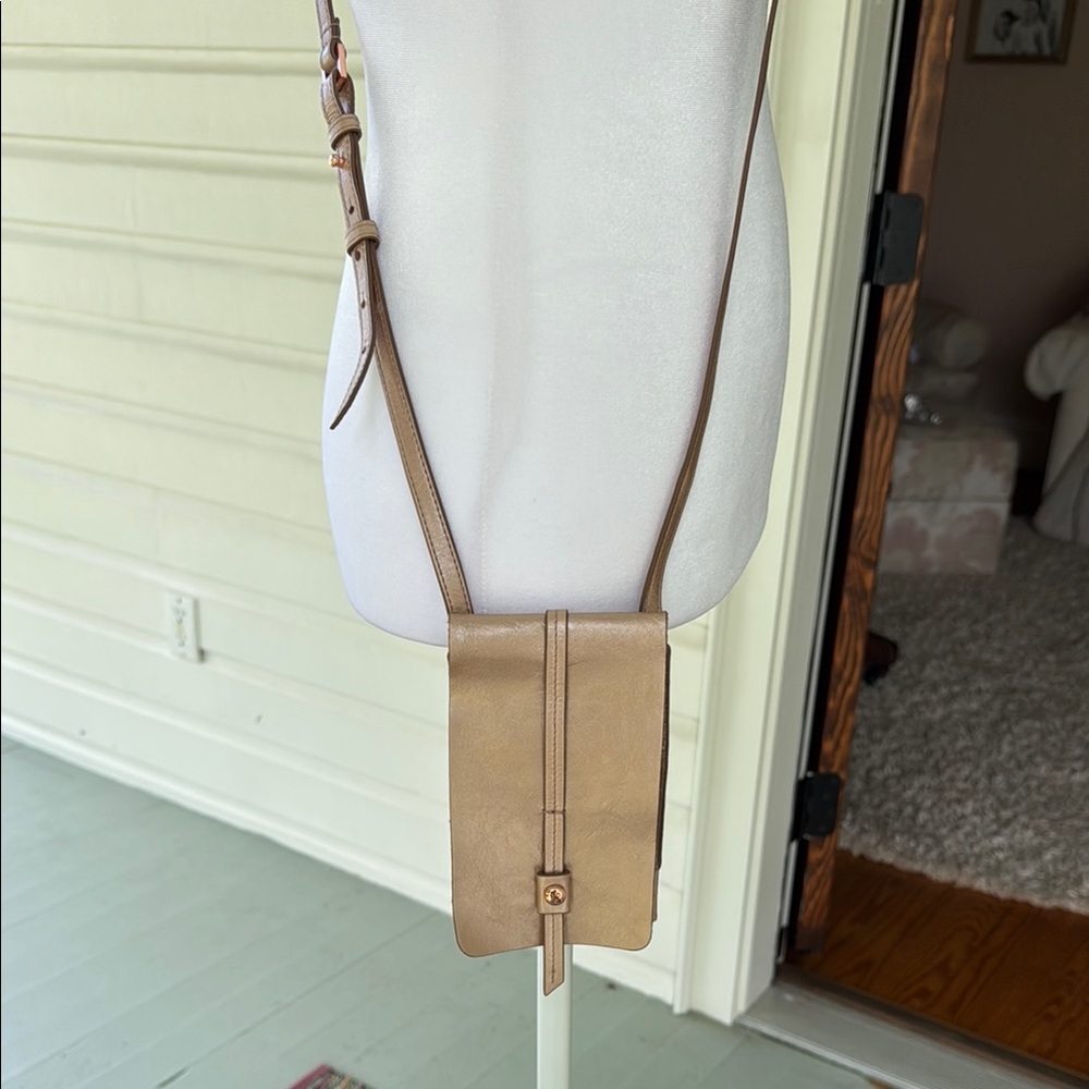 HOBO Token Rose Leather Hobo Bag with Adjustable Strap